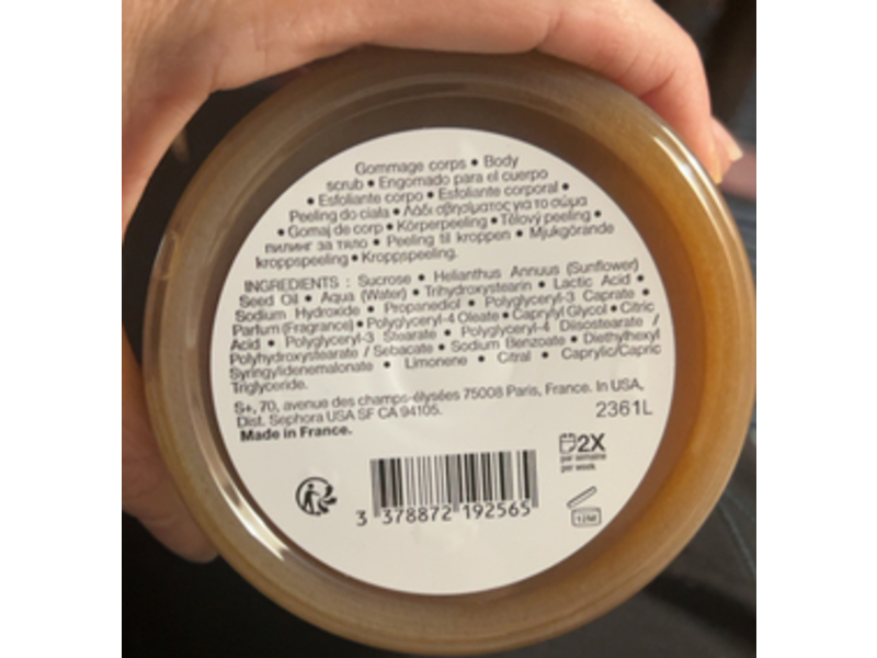 Sephora Sugar Body Scrub, AHA Fruit Acid, 13.52 fl oz