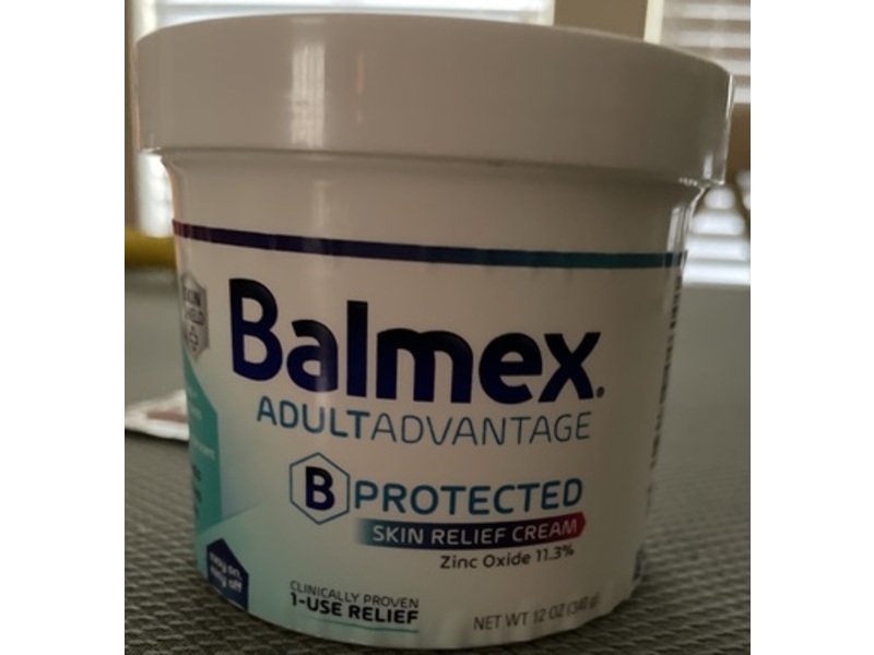 Balmex Adult Skin Relief Cream, 12 oz/340 g
