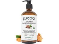 Pura d'or Organic Sweet Almond Oil, 16.9 fl oz/500 mL - thumbnail 1