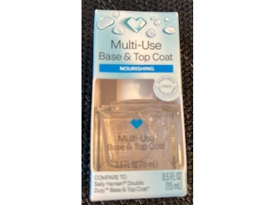 CVS Health Multi-Use Base & Top Coat, 0.5 fl oz/15 mL