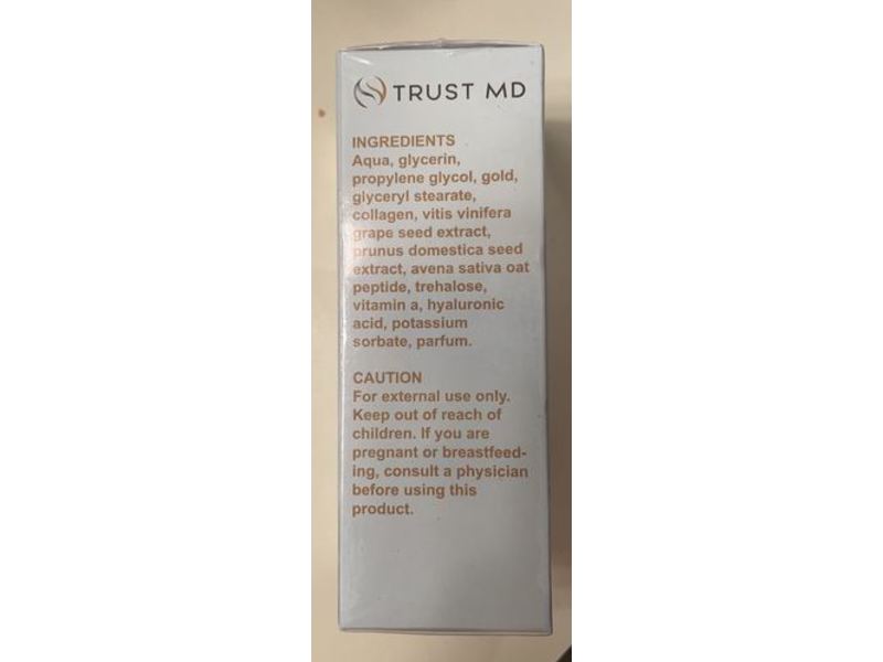 Trust MD 24K Gold + Peptides Face Serum, 1 oz/30 mL
