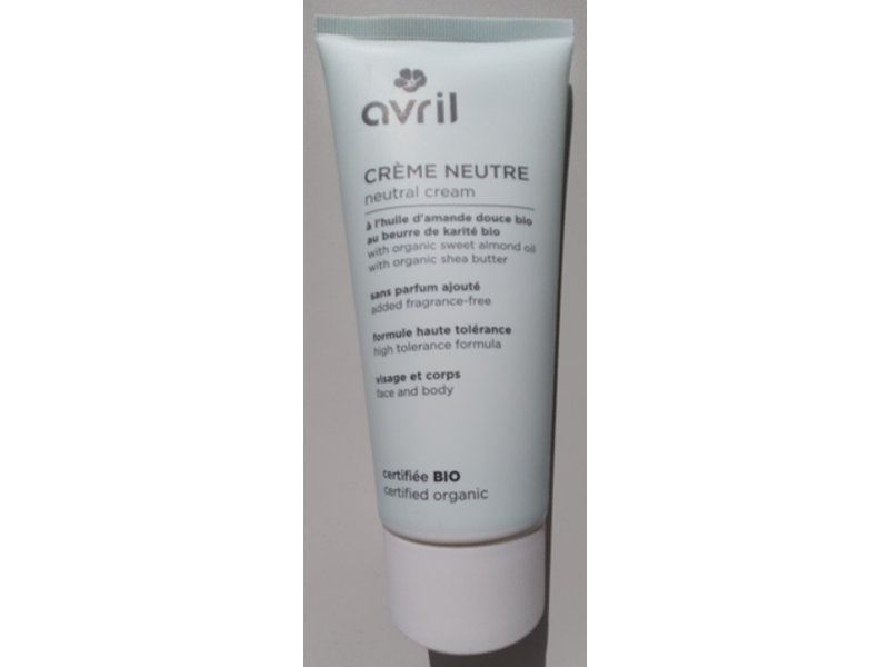 Avril Organic Neutral Cream, 6.7 fl oz/200 mL
