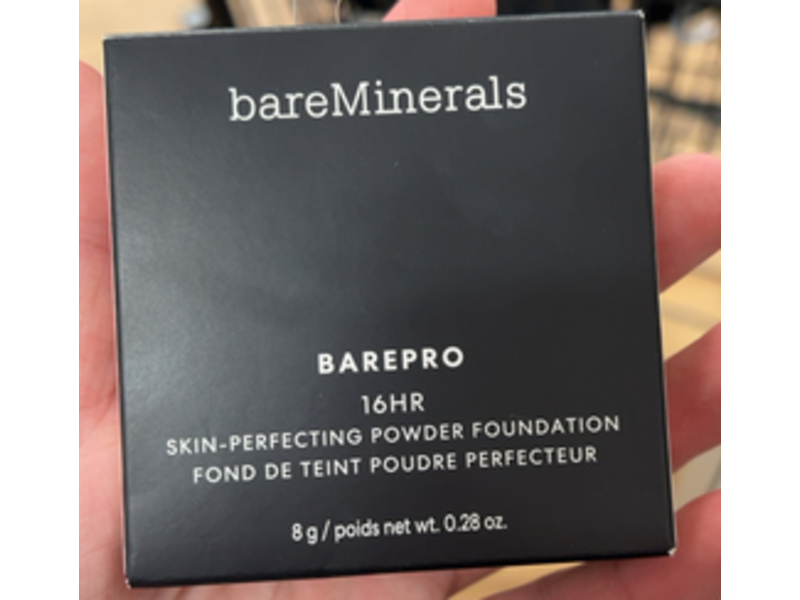 bareMinerals BarePro 16hr Skin-Perfecting Powder Foundation, 35 Medium Warm, 0.28 oz/8 g