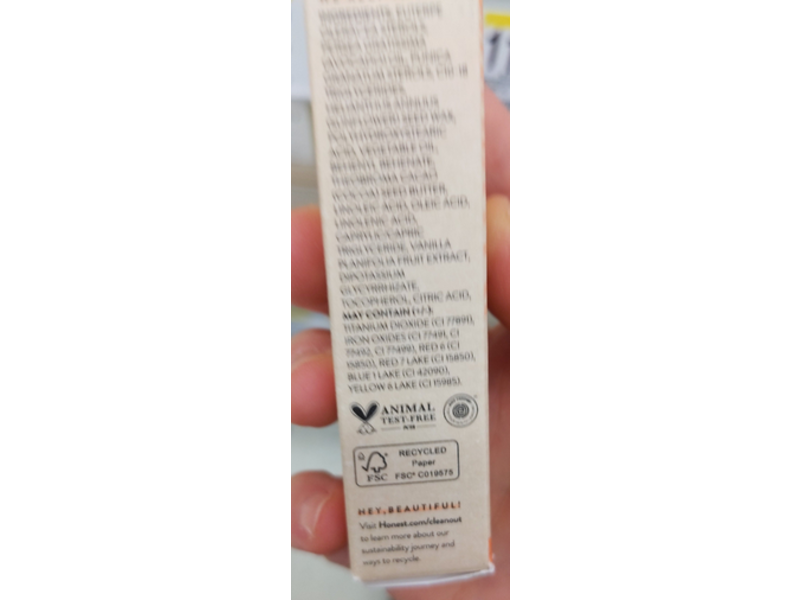 Honest Tinted Lip Balm, Antioxidant-Rich Acai Extracts + Avocado Oil, Fruit Punch, 0.141 oz/4.0 g