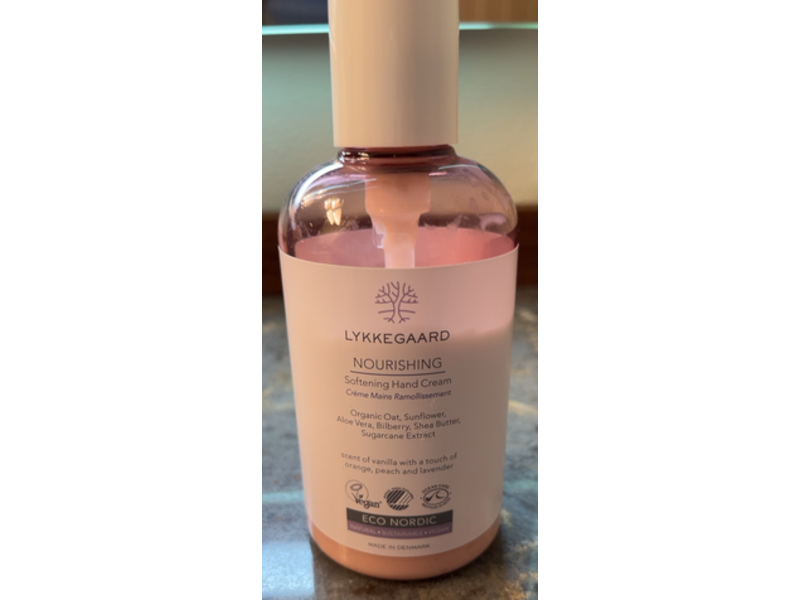 Lykkegaard Nourishing Softening Hand Cream, 8.5 fl oz/250 mL