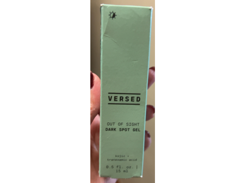 Versed Out of Sight Dark Spot Gel, Kojic + Tranexamic acid, 0.5 fl oz/15 mL