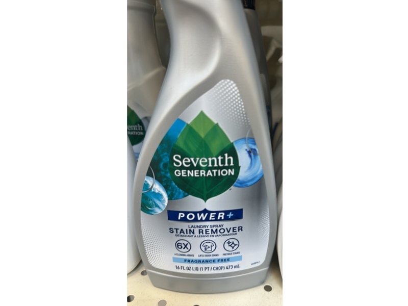 Seventh Generation Laundry Power+ Stain Remover Spray, 16 fl oz/473 mL