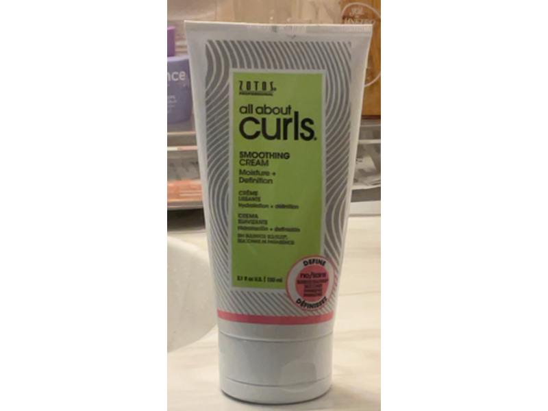 Zotos All About Curls Moisture + Defination Smoothing Cream, 5.1 fl oz/150 mL