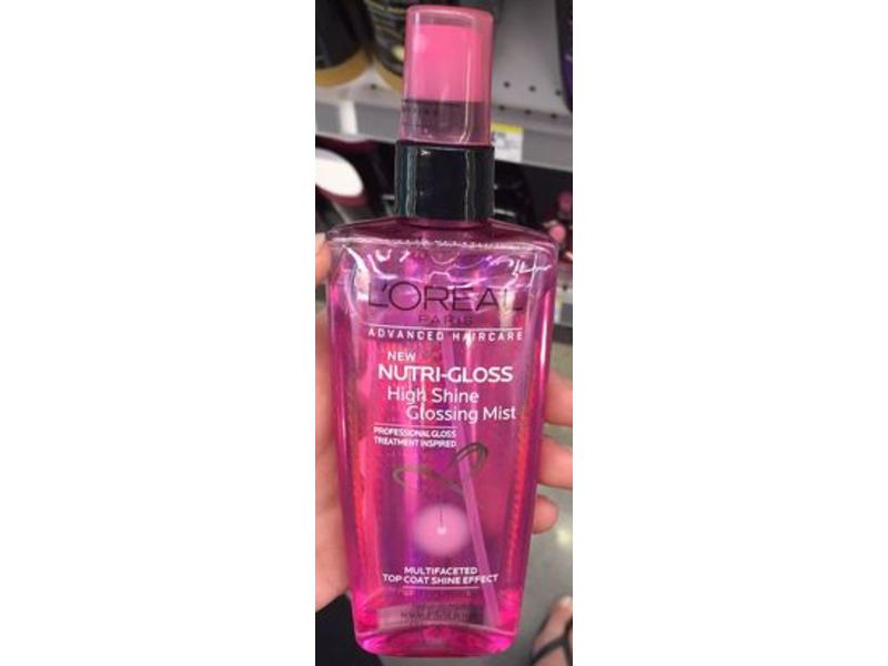 L'Oreal Advanced Haircare Nutri-Gloss High-Gloss Glossing Mist, 3.4 fl oz/100 mL