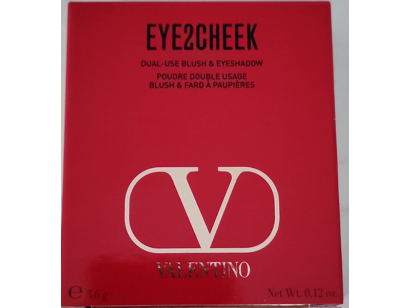 Valentino Eye2cheek Dule Use Blush & Eye Shadow, 0.12 oz/3.6 g
