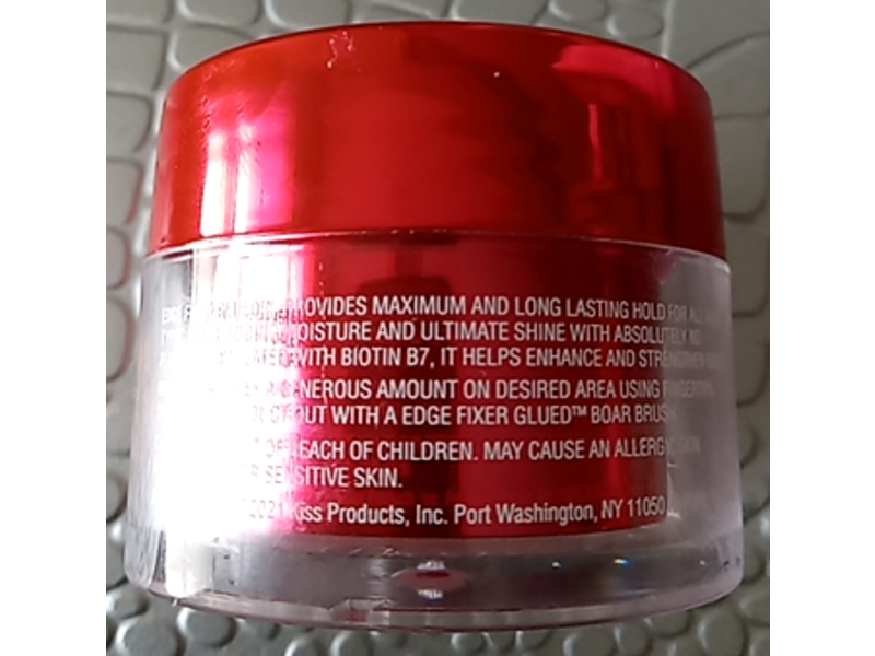 Kiss Max Hold Edge Fixer, Strawberry Acai, 1.01 fl oz/30 mL