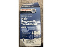 Walgreens Hair Regrowth Treatment, Unscented, 2 fl oz/60 mL, Pack Of 3 - Image 3