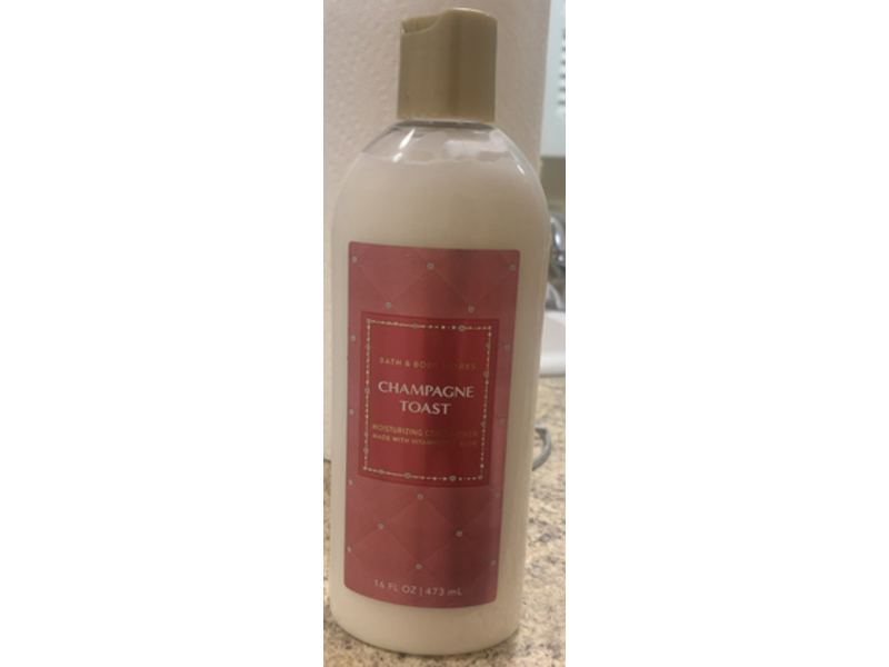 Bath & Body Works Champagne Toast Moisturizing Conditioner, Vitamin B5 & Aloe, 16 fl oz/473 mL