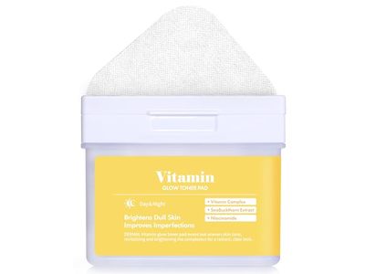 Dermal Glow Toner Pad, Vitamin C, 120 Count