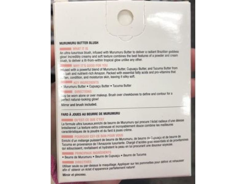 Physicians Formula Murumuru Butter Blush, Saucy Mauve, 0.26 oz/7.5 g