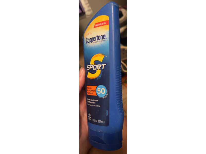 Coppertone Sport Sunscreen Lotion, SPF 50, 7 fl oz/207 mL