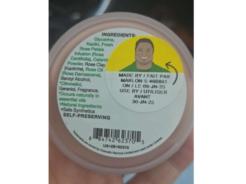 Lush Fresh Face Mask, Rosy Cheeks, 2.6 oz