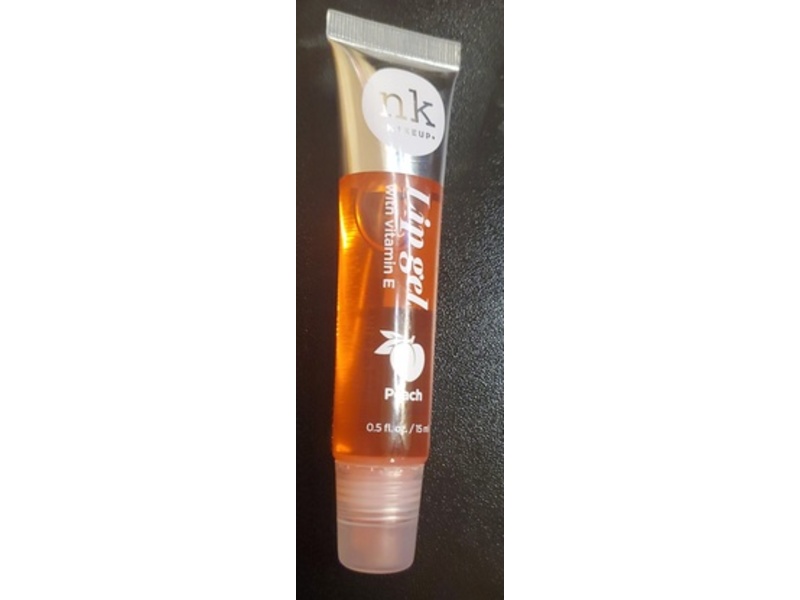 nicka k Lip Gel with Vitamin E, Peach, 0.5 fl oz/15 mL