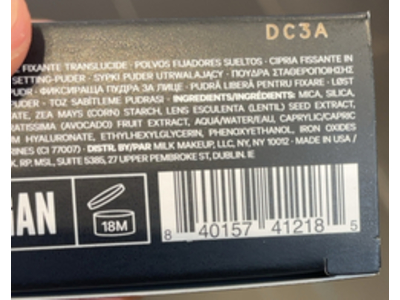 Milk Makeup Pore Eclipse Matte Translucent Setting Powder, Translucent Deep, 0.55 oz