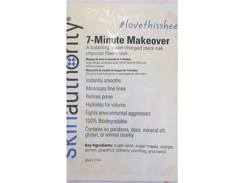 Skin Authority 7 Minute Makeover Mask, 0.7 oz/20 ml