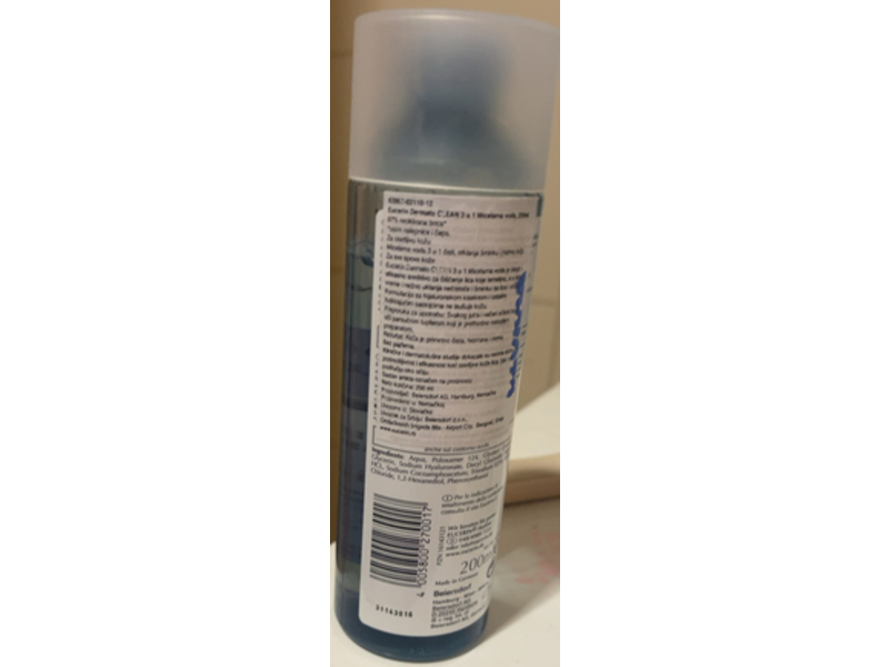 Eucerin DermatoClean Hyaluron 3 In 1 Micellar Water, 200 mL