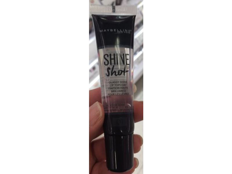 Maybelline New York Shine Shot Lip Topcoat, Clear Vinyl, 0.5 fl oz/15 mL