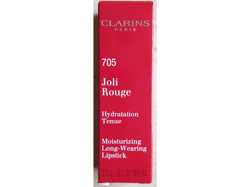 Clarins Joli Rouge Moisturizing Long Wearing Lipstick, 705, 0.1 oz/3.5 g