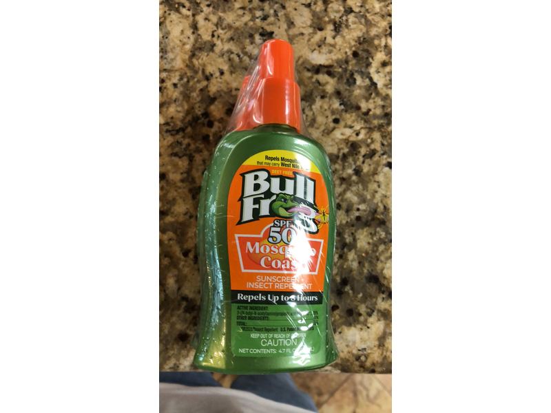 Bullfrog Mosquito Coast Bug Spray Insect Repellent + Sunscreen SPF 50, Pump Spray 5.5oz