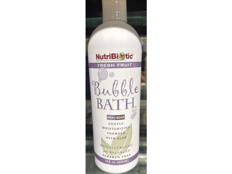 NutriBiotic Bubble Bath, Fresh Fruit, 16 fl oz/473 mL
