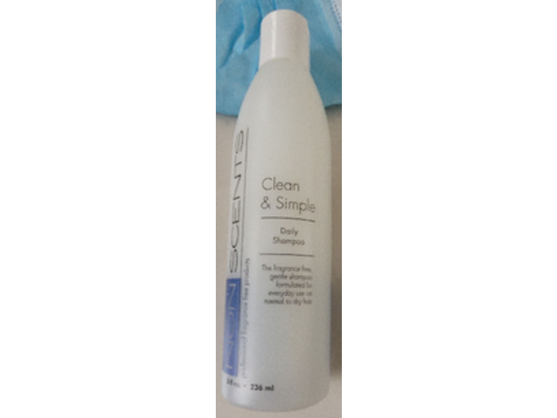 Nonscents Clean & Simple Daily Shampoo, 8 fl oz/236 mL