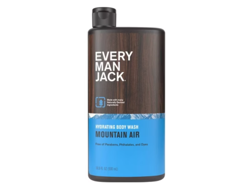 Every Man Jack Hydrating Body Wash, Mountain Air, 16.9 fl oz/500 mL