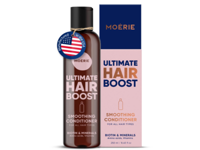 Moerie Ultimate Hair Boost Smoothing Conditioner, Biotin & Minerals, 8.45 fl oz/250 mL