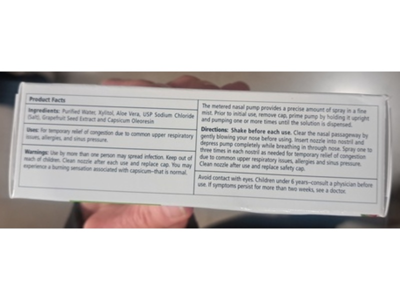 Xlear Max Natural Saline Nasal Spray, Xylitol, 1.5 fl oz/45 mL