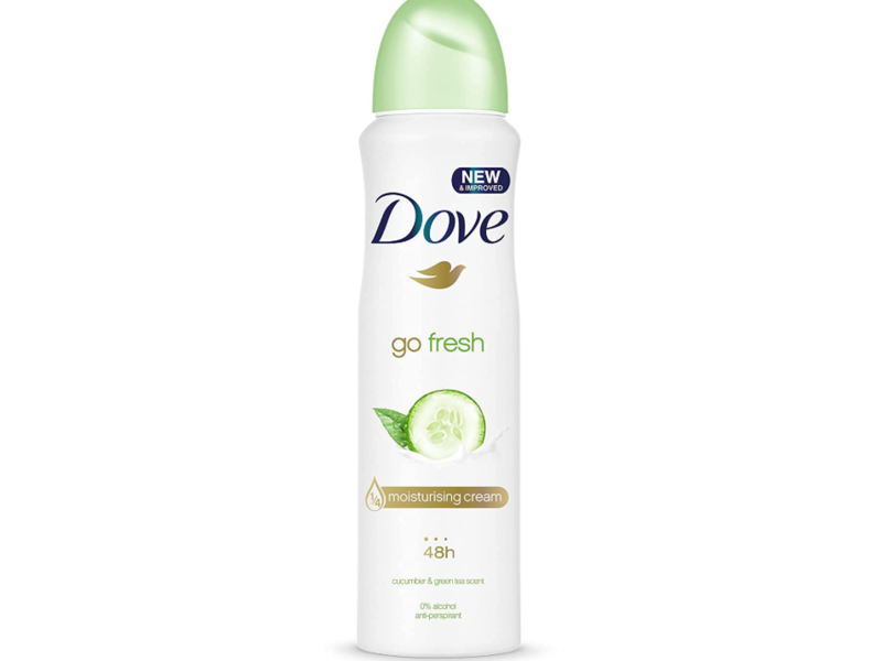 Dove Deodorant & Antiperspirant, Cucumber & Green Tea Scent, 5.07 oz/250 mL