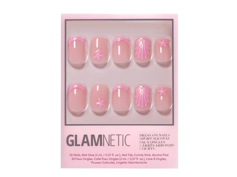 Glamnetic Press On Nails, Blush Dunes, 30 Count