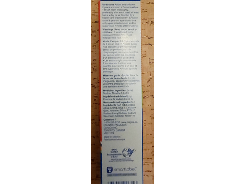 Colgate Kids Cavity Protection Fluoride Toothpaste, Bubble Fruit, 95 mL