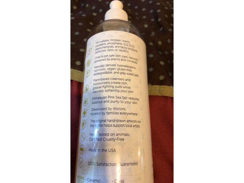 Puracy Natural Dish Soap, Organic Lemongrass, 16 fl oz (473 mL)