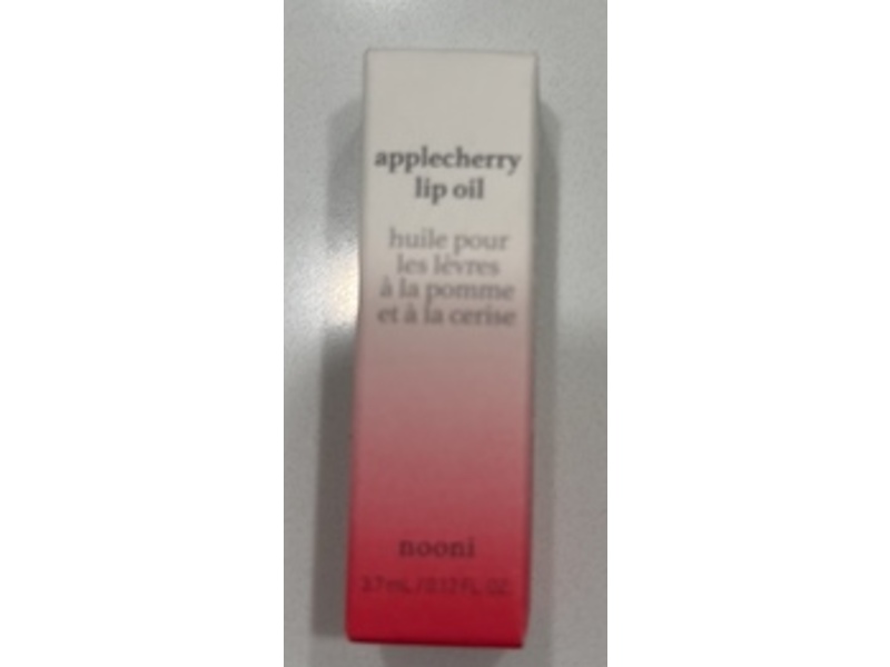 Nooni Lip Oil, Applecherry, 0.12 fl oz/3.7 mL