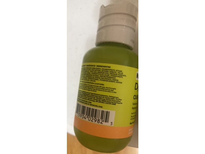 Nouveau Deva Curl Curl Heights Volume + Body Boost Cleanser, 3 fl oz/88 mL