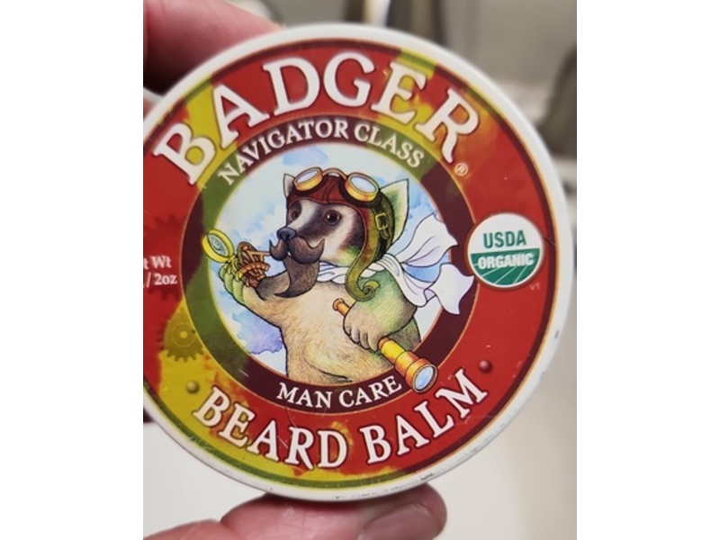 Badger Man Care Beard Balm, 2 oz/56 g
