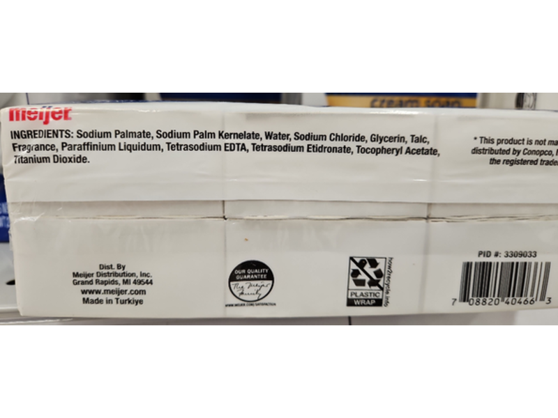 Meijer White Beauty Moisturizing Cream Soap Bars, 3.53 oz/100 g, 6 Count