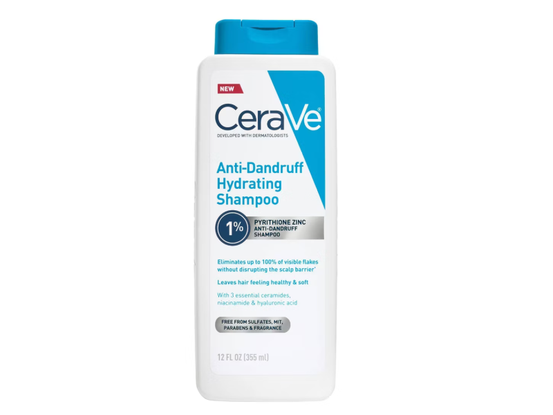 CeraVe Anti-Dandruff Hydrating Shampoo, 12 fl oz/ 355 mL