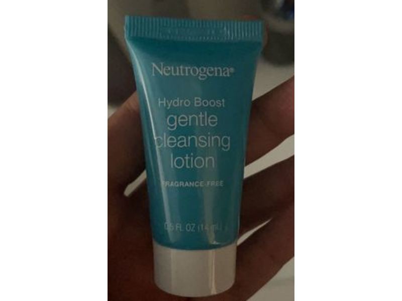 Neutrogena Gentle Cleansing Lotion, Hydro Boost, 0.5 fl oz/14 mL