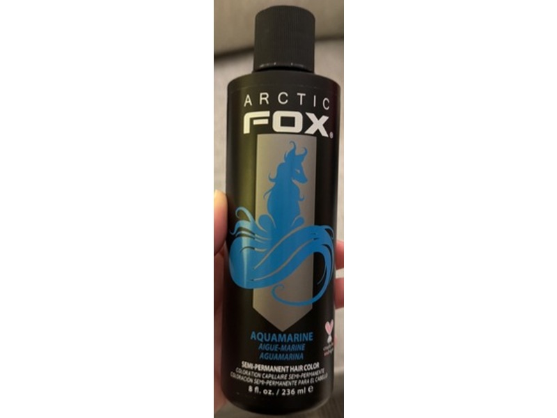 Arctic Fox Semi-Permanent Hair Color, Aquamarine, 8 fl oz/236 mL