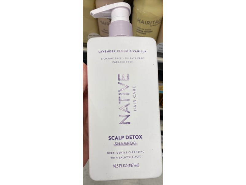 Native Scalp Detox Shampoo, Lavender Cloud & Vanilla, 16.5 fl Oz/487 mL