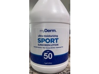 MyDerm Ultra-Moisturizing Sport Sunscreen Lotion, SPF 50, 3.78 L - thumbnail 2