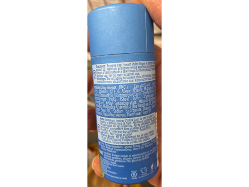 Desert Essence Deodorant, Lemongrass, 2.25 oz/63 g