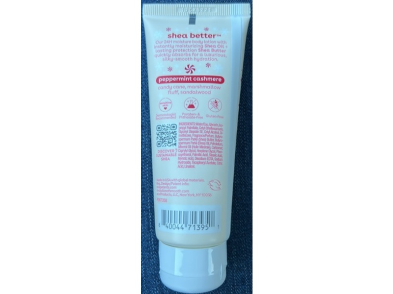 Evolution Of Smooth Shea Better 24H Moisture Body Lotion, Peppermint Cashmere, 2.5 fl oz/74 mL