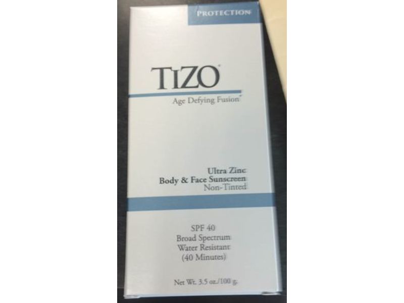 Tizo Ultra Zinc Non-Tinted Body & Face Sunscreen, SPF 40, 3.5 oz/100 g