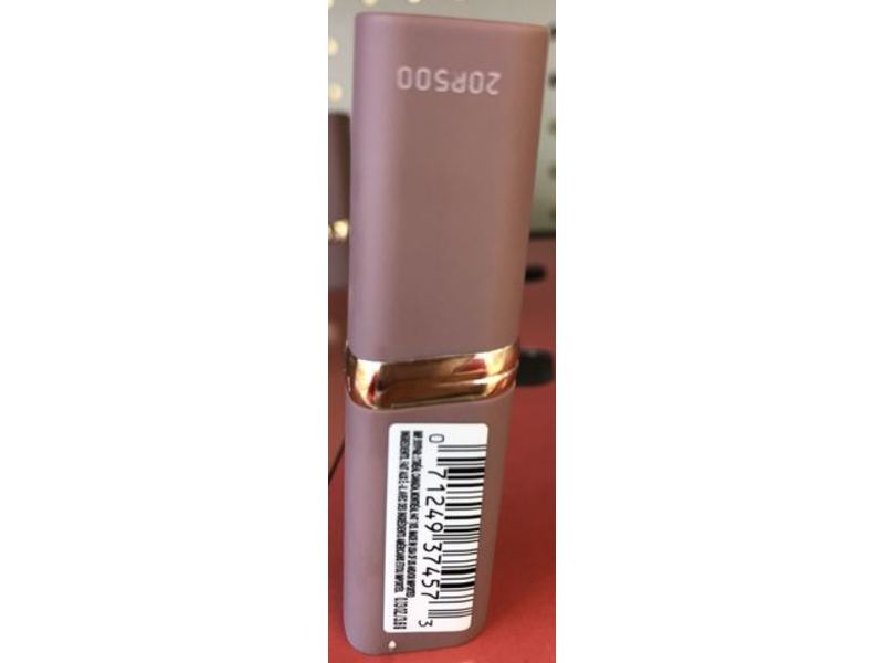 L'Oreal Paris Colour Riche Ultra Matte Nude Lipstick, Rebel Rouge, 0.13 oz/3.6 g